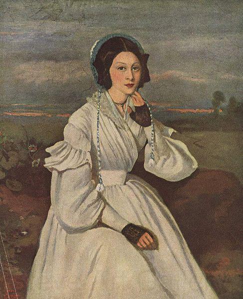 Jean-Baptiste Camille Corot Portrat Madame Charmois Spain oil painting art